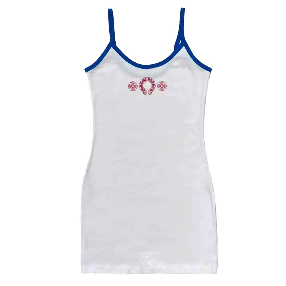Chrome Hearts Red White & Blue mini dress